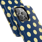 Big Polka Dot | Blue and Cream