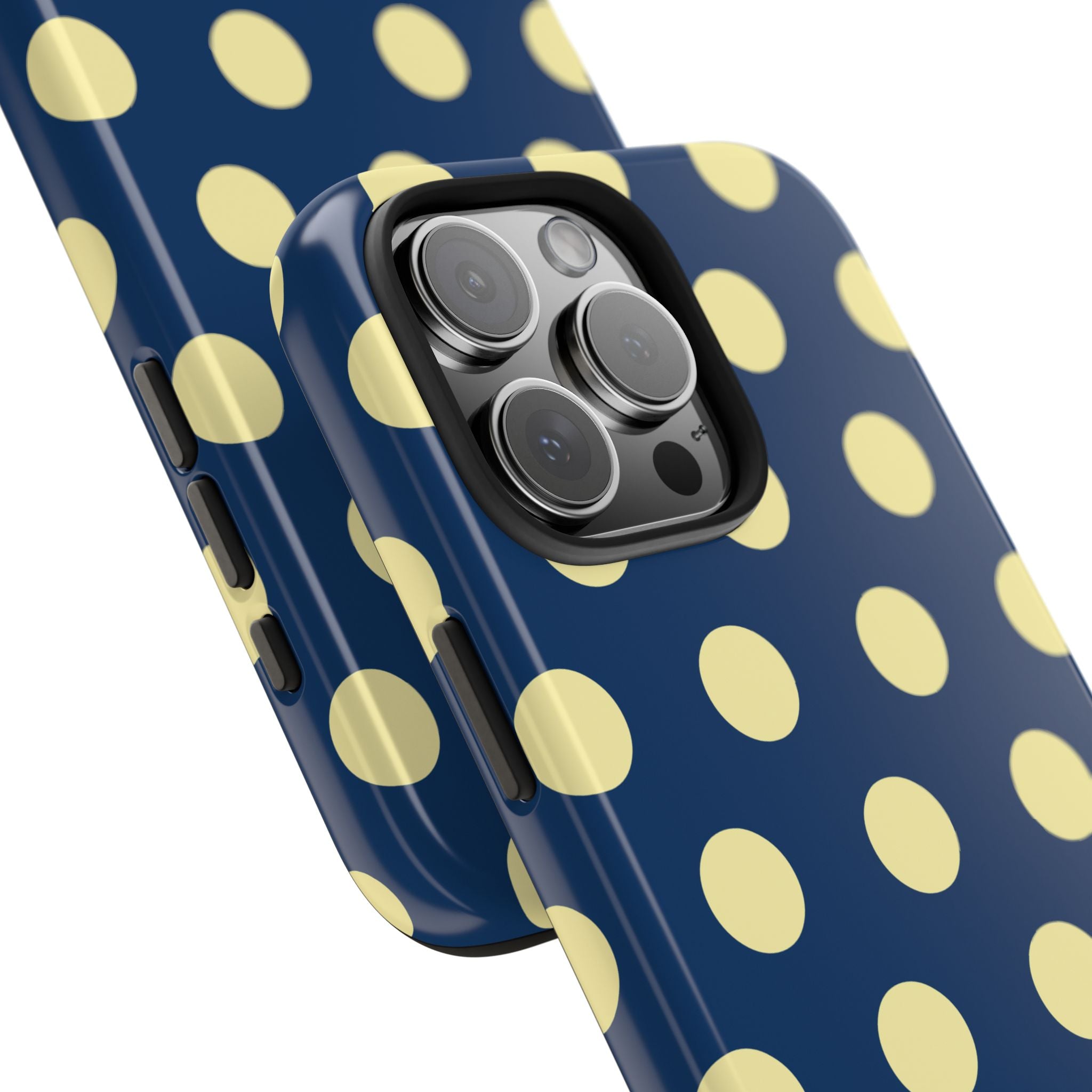 Big Polka Dot | Blue and Cream