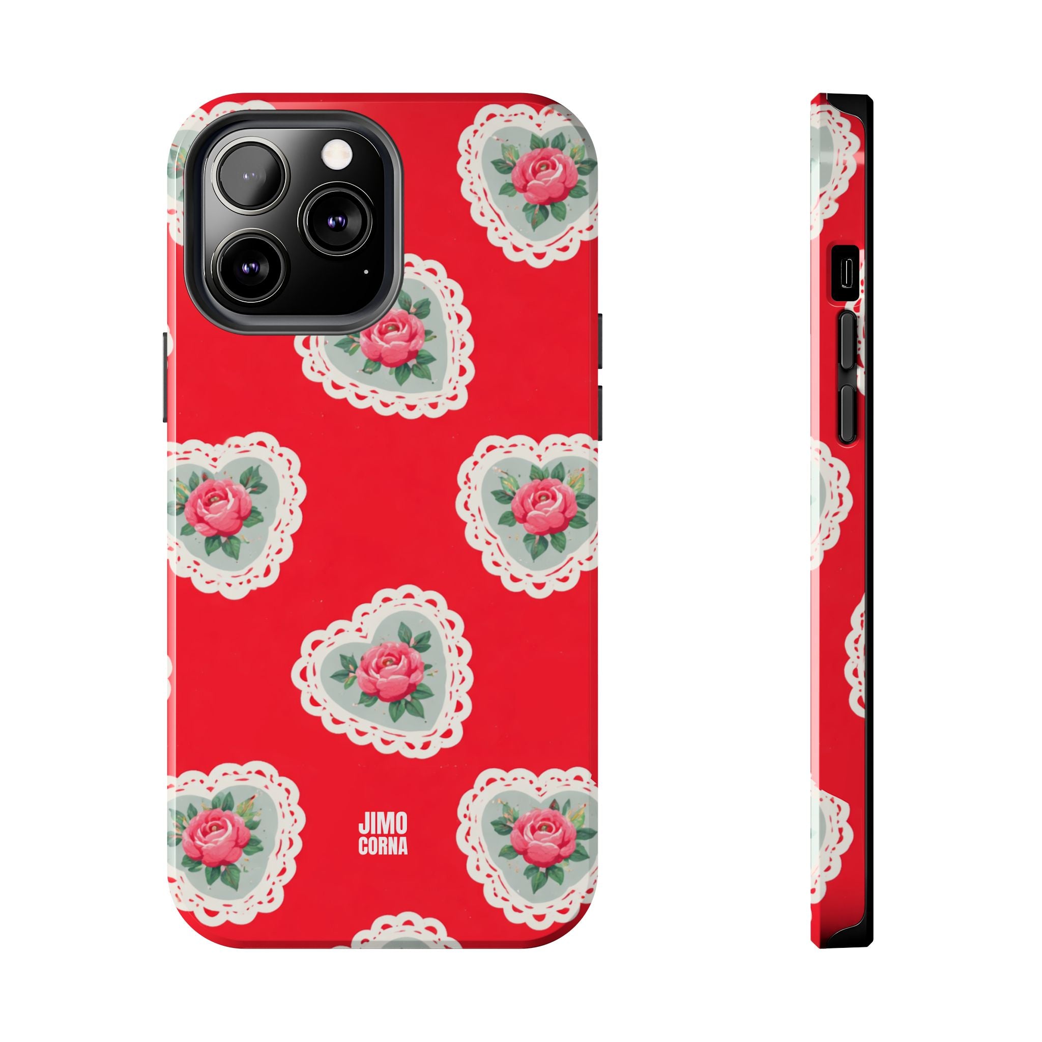Rosy Lace iPhone Case