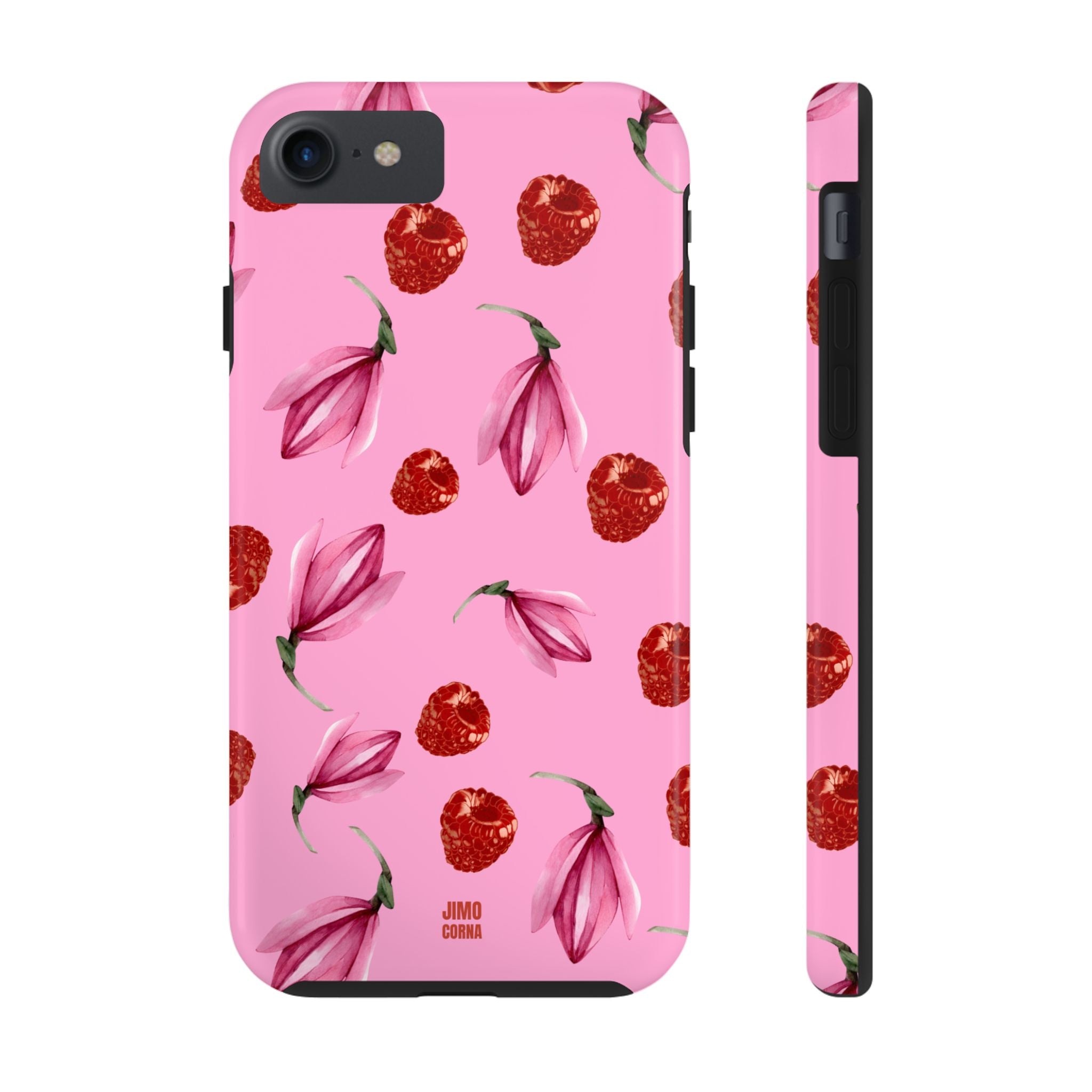 Raspberries and Flowers