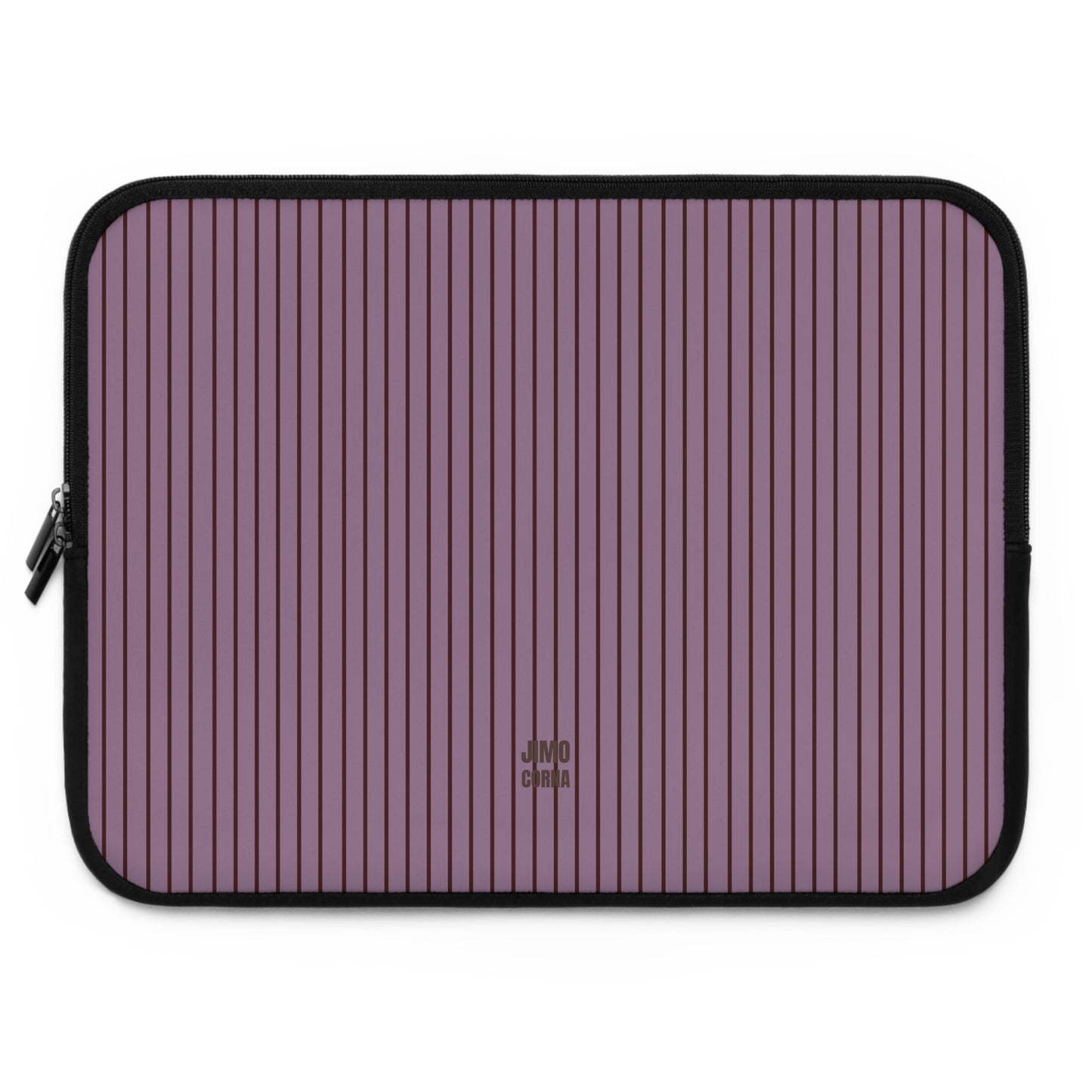 Plum Soft Stripes Laptop Sleeve