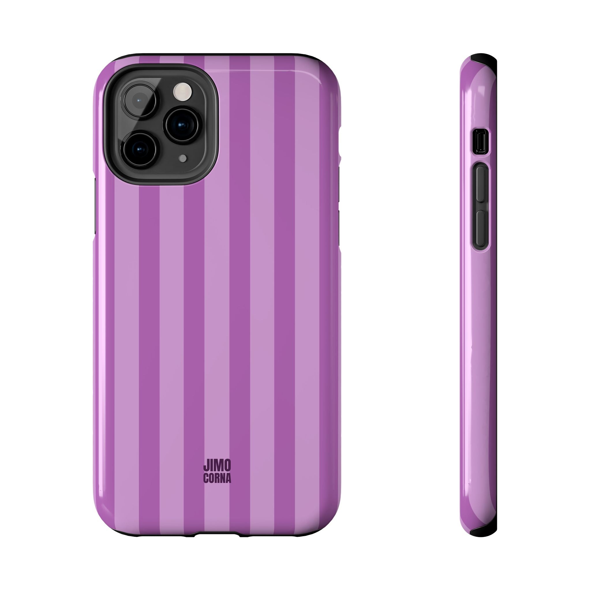Bold Stripes iPhone Case | Plum