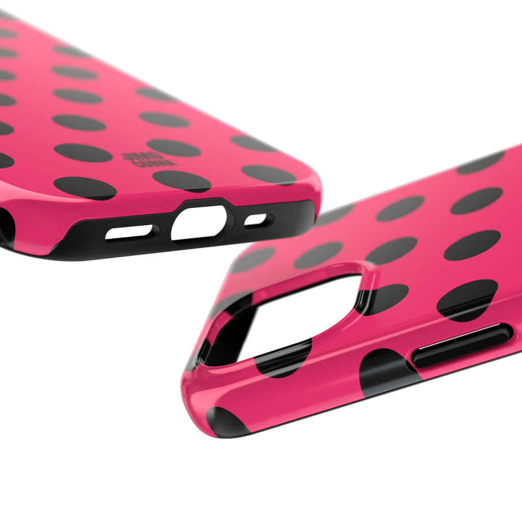 Big Polka Dot | Hot Pink and Black