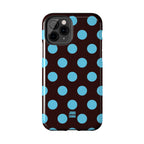 Big Polka Dot | Brown and Blue