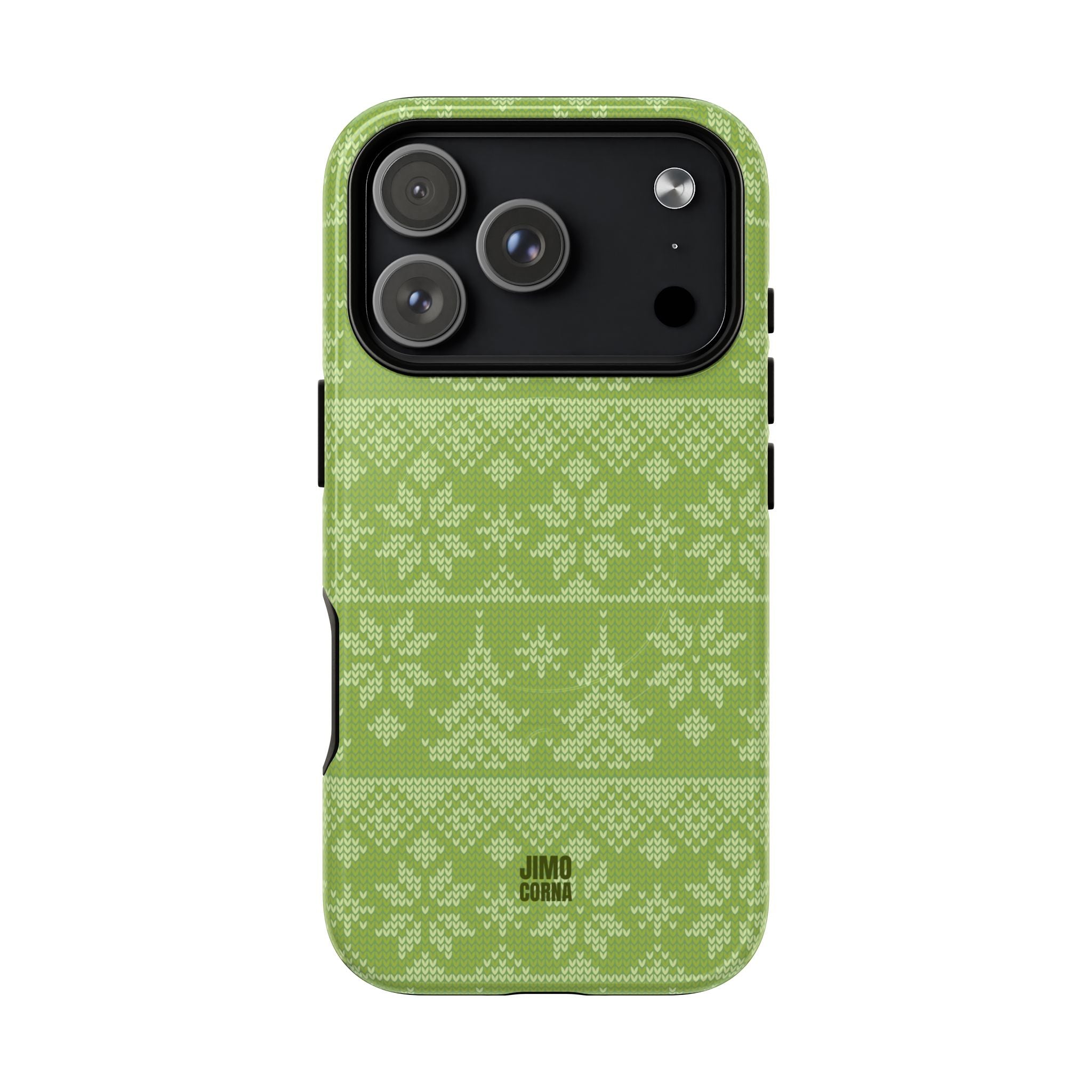 Holiday Knit | Green MagSafe iPhone Case