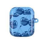 Blue Retro Cherries AirPods Case