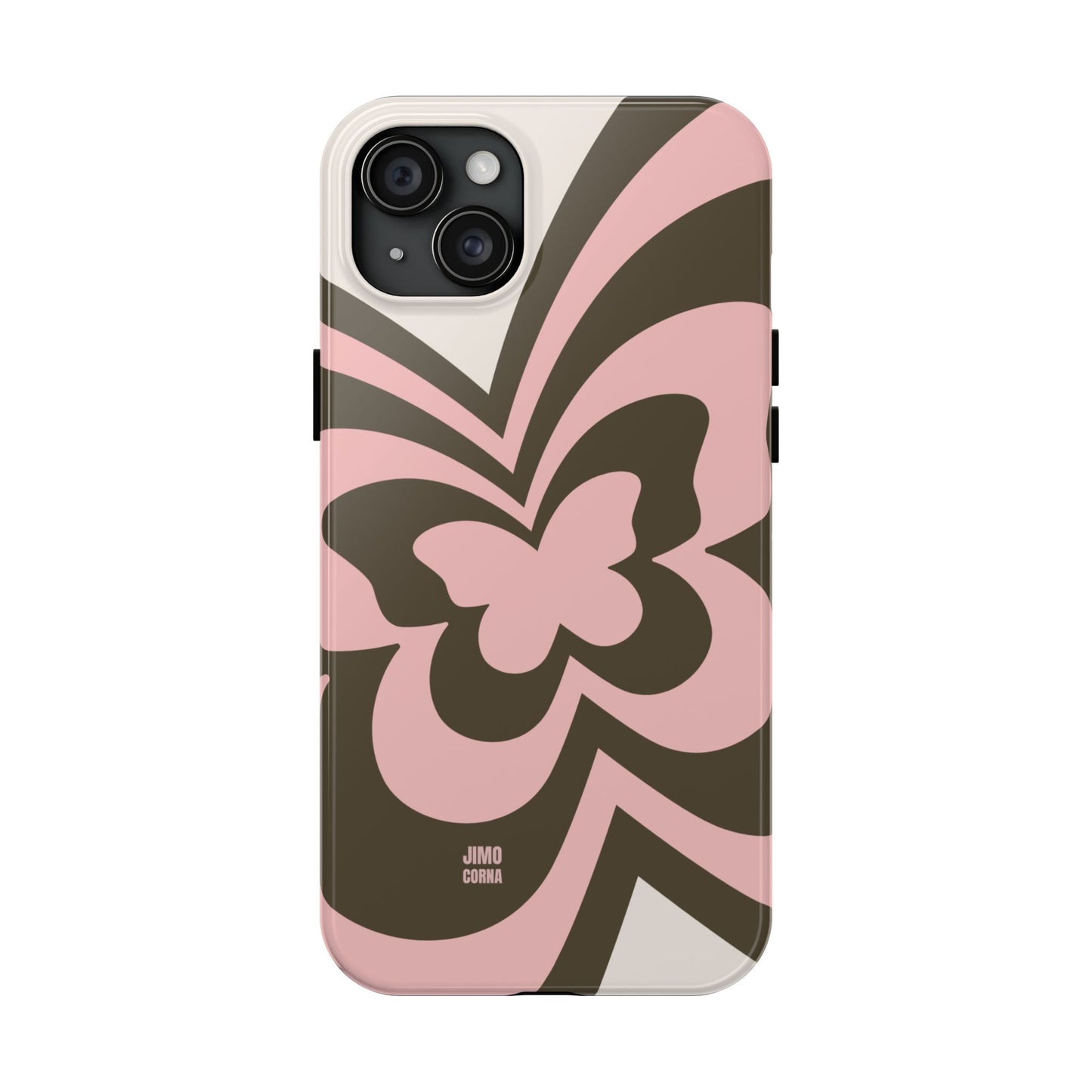 Pink Retro Butterfly