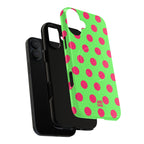 Big Polka Dot | Green and Pink