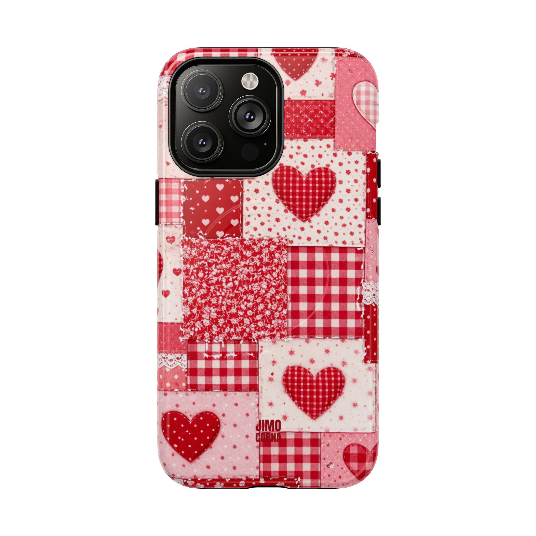 Patchwork Heart MagSafe iPhone Case