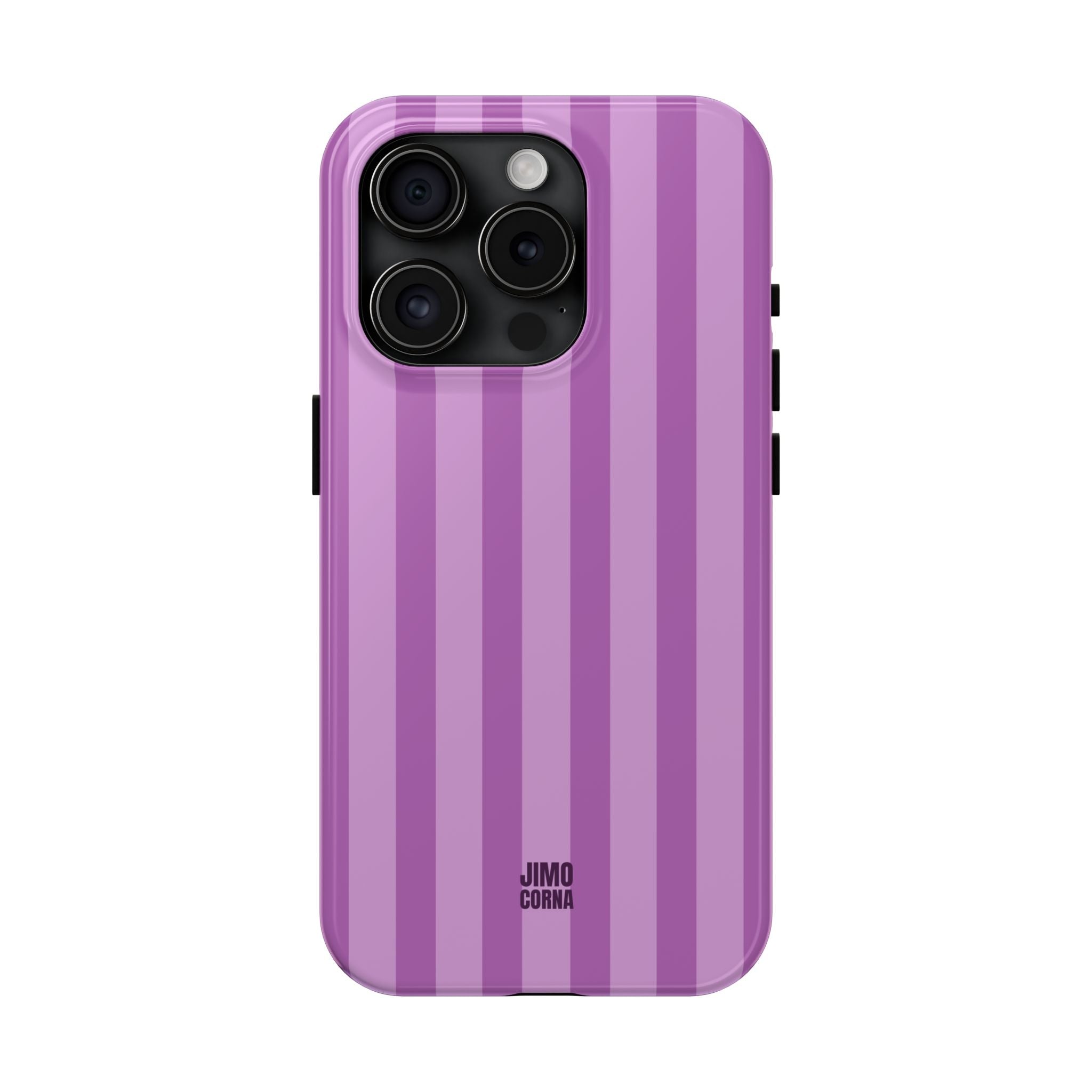 Bold Stripes iPhone Case | Plum