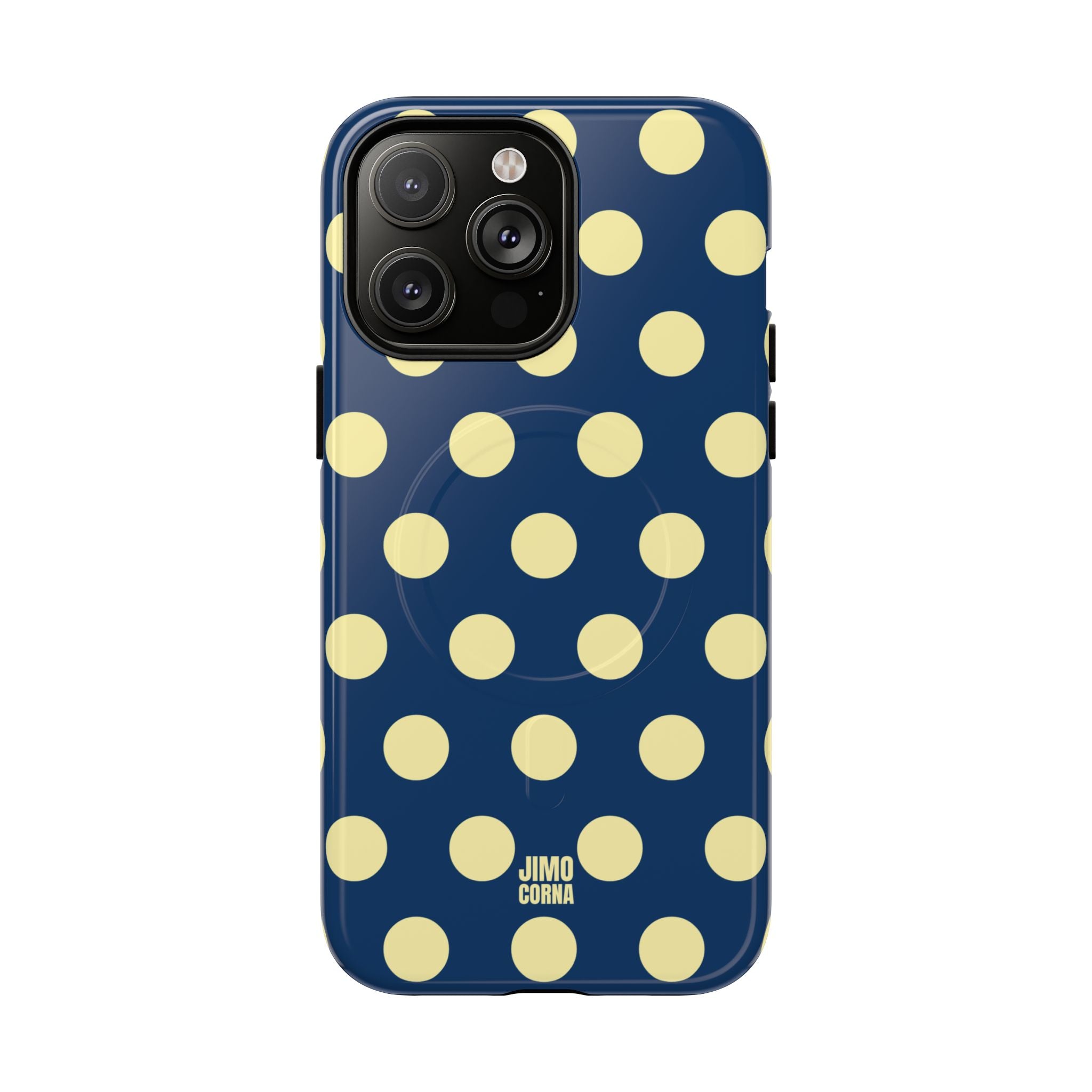 Big Polka Dot | Blue and Cream