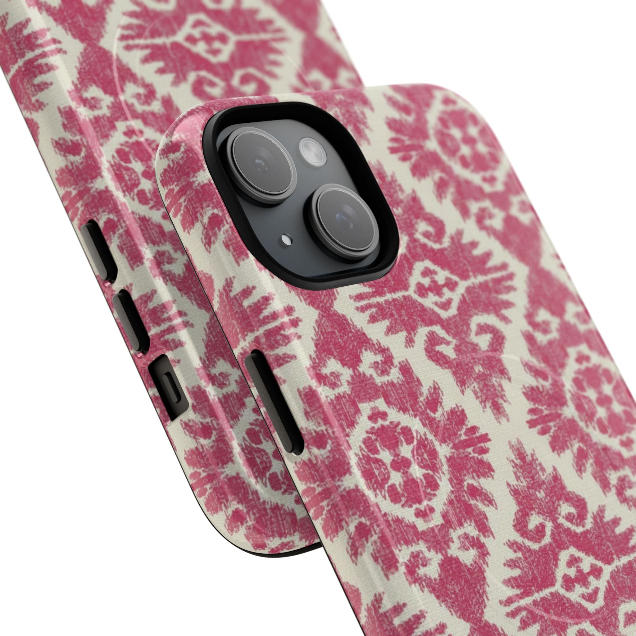 Damask MagSafe iPhone Case | Pink