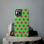 Big Polka Dot | Green and Pink