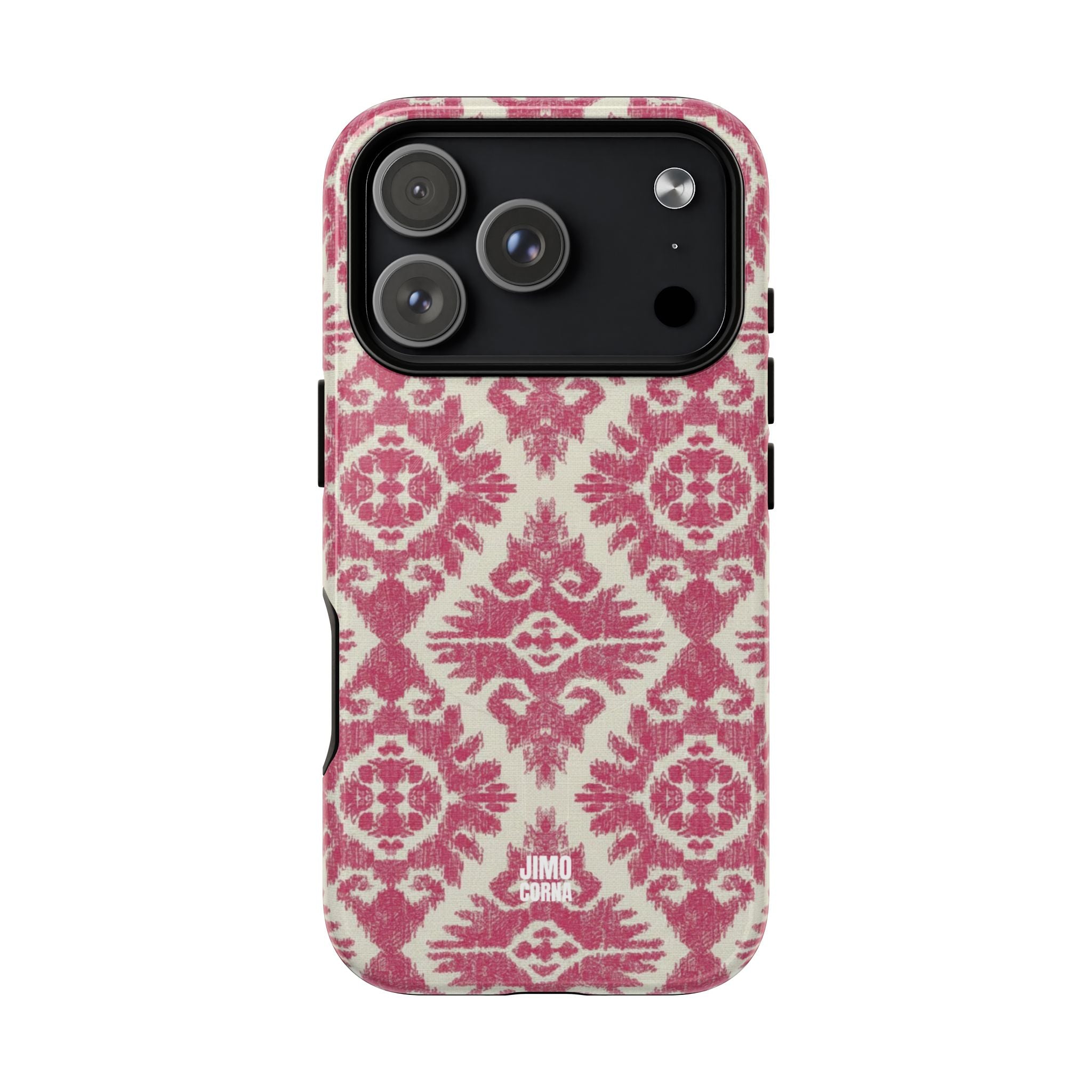 Damask MagSafe iPhone Case | Pink
