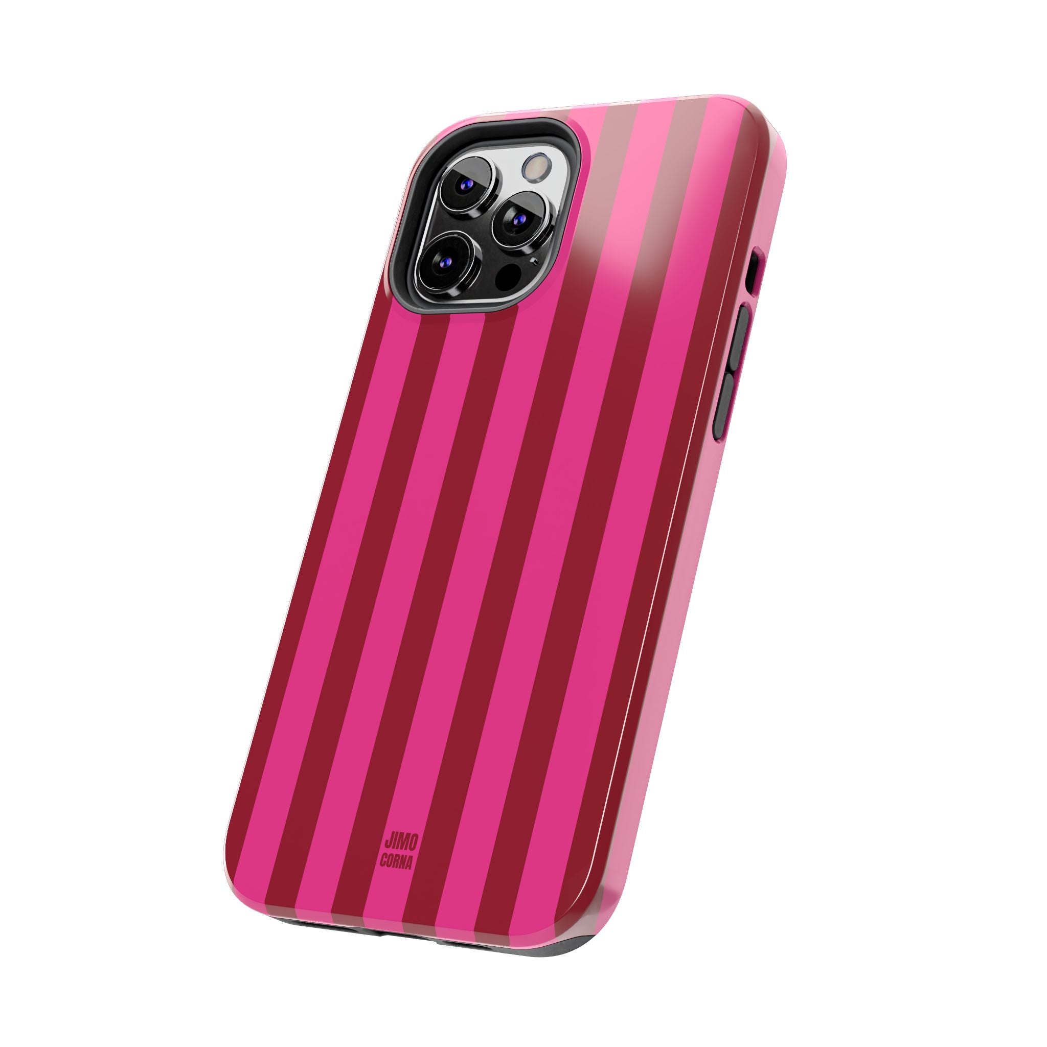 Strawberry Burst Bold Stripes