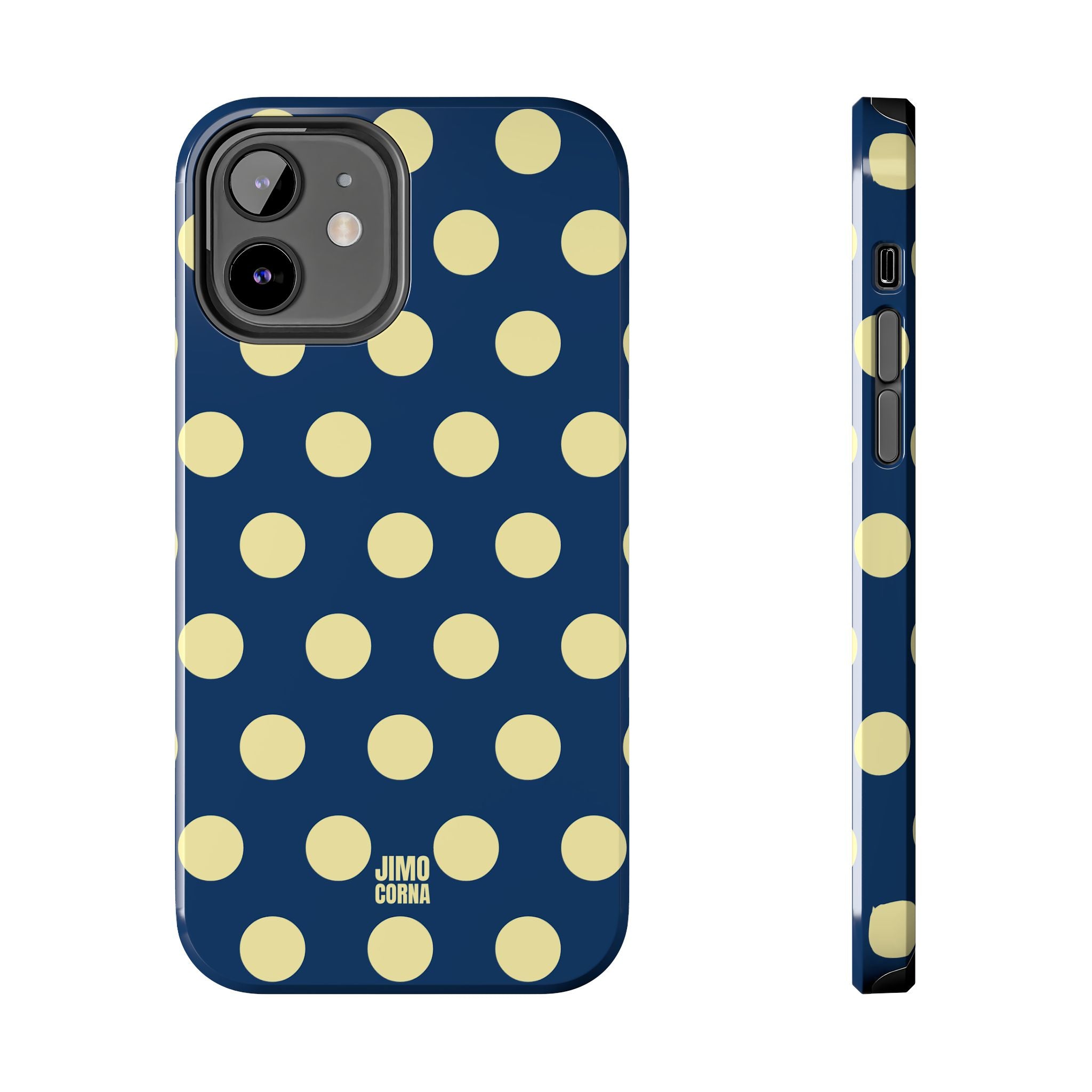Big Polka Dot | Blue and Cream
