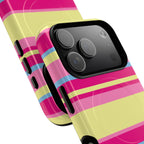 Lemonberry Stripe MagSafe iPhone Case