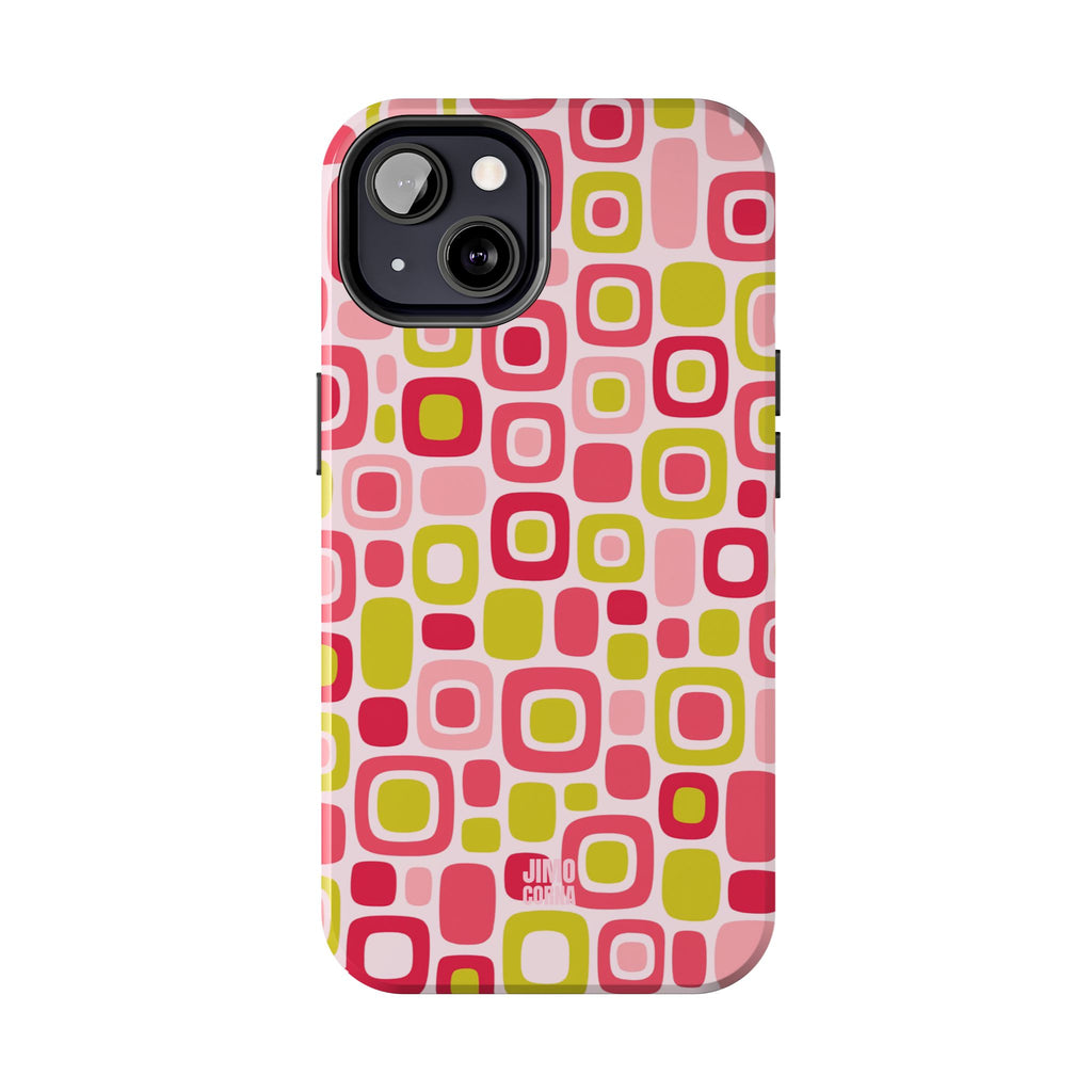 Bubble Pop Geometry iPhone Case