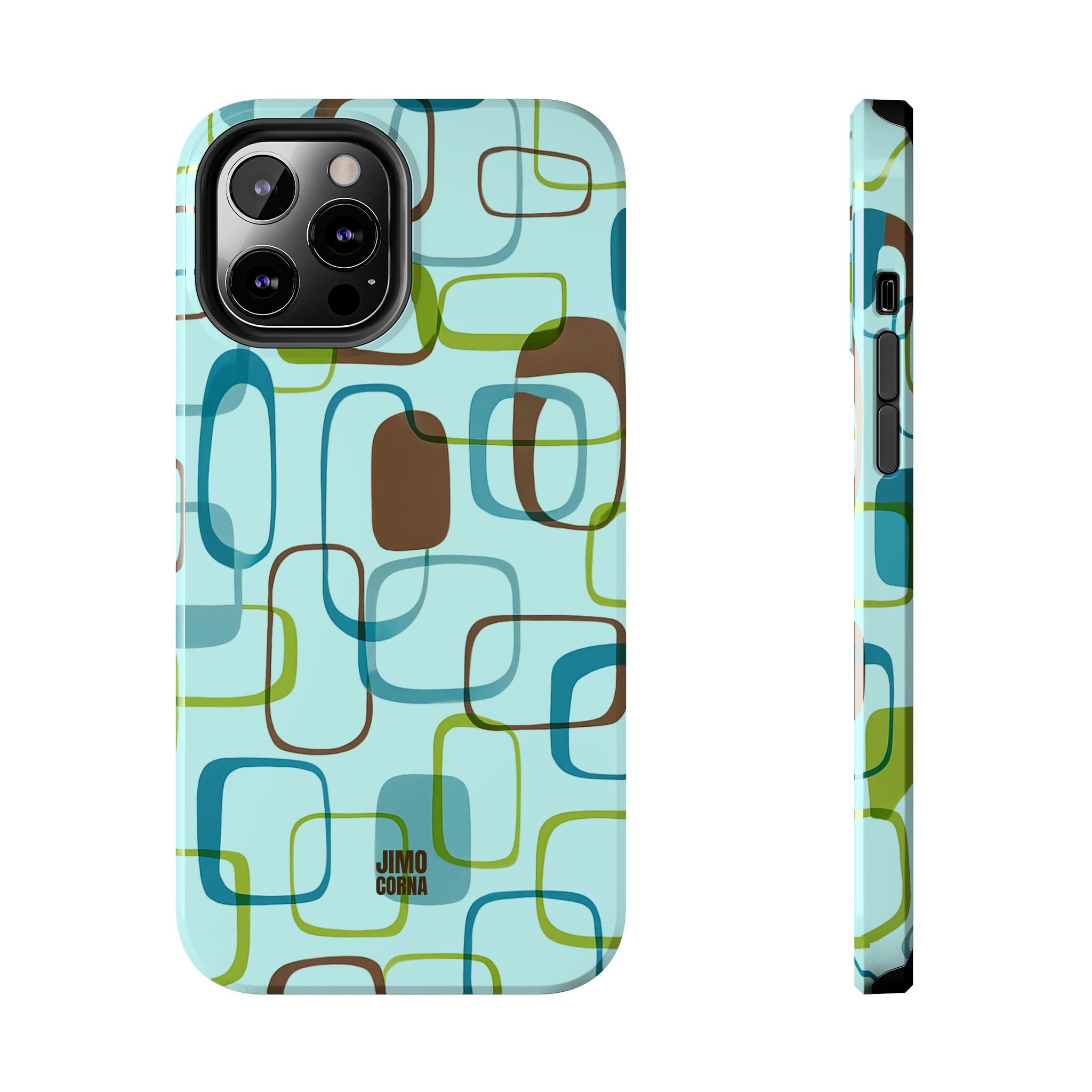 Coast Blocks iPhone Case | Mint