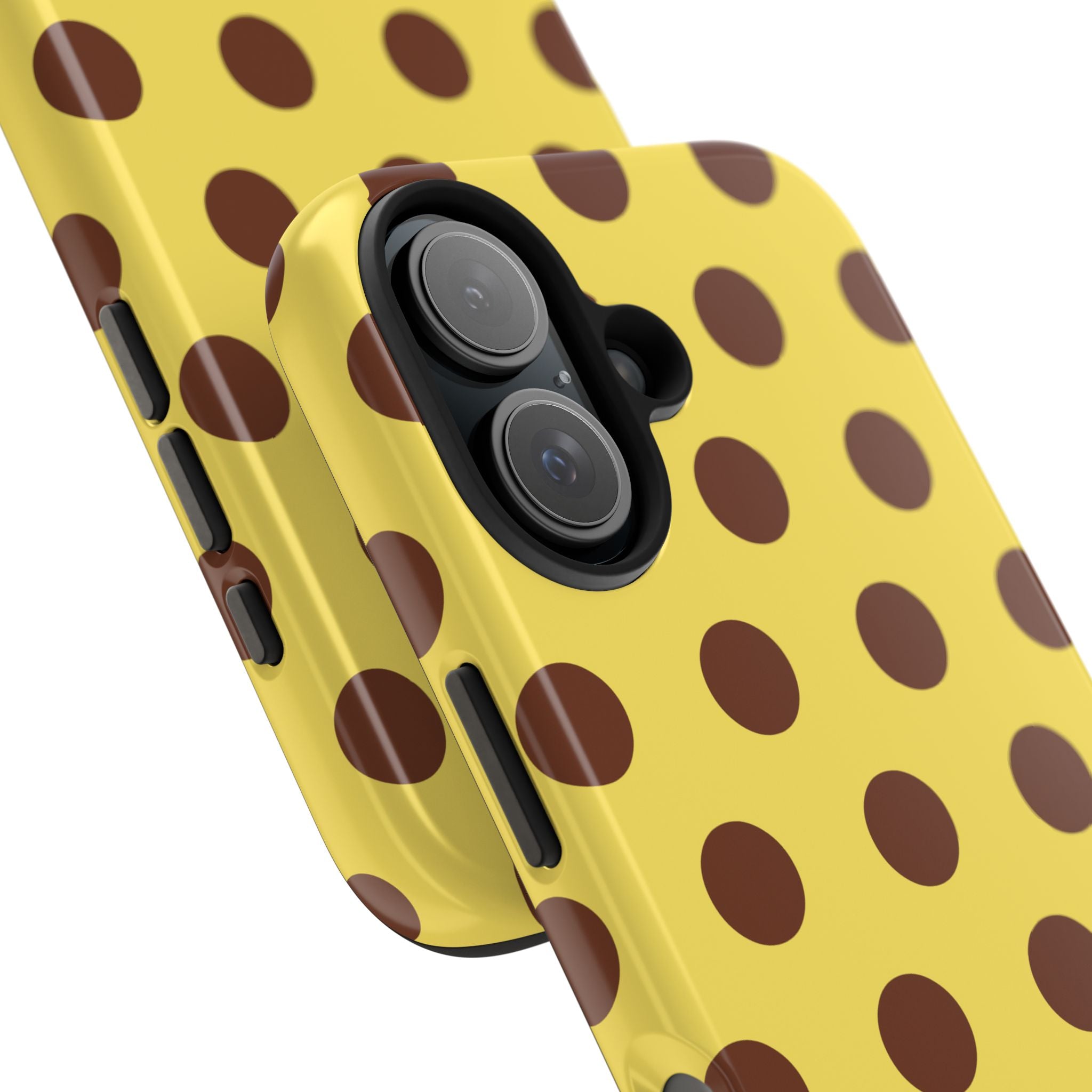 Big Polka Dot | Yellow and Brown