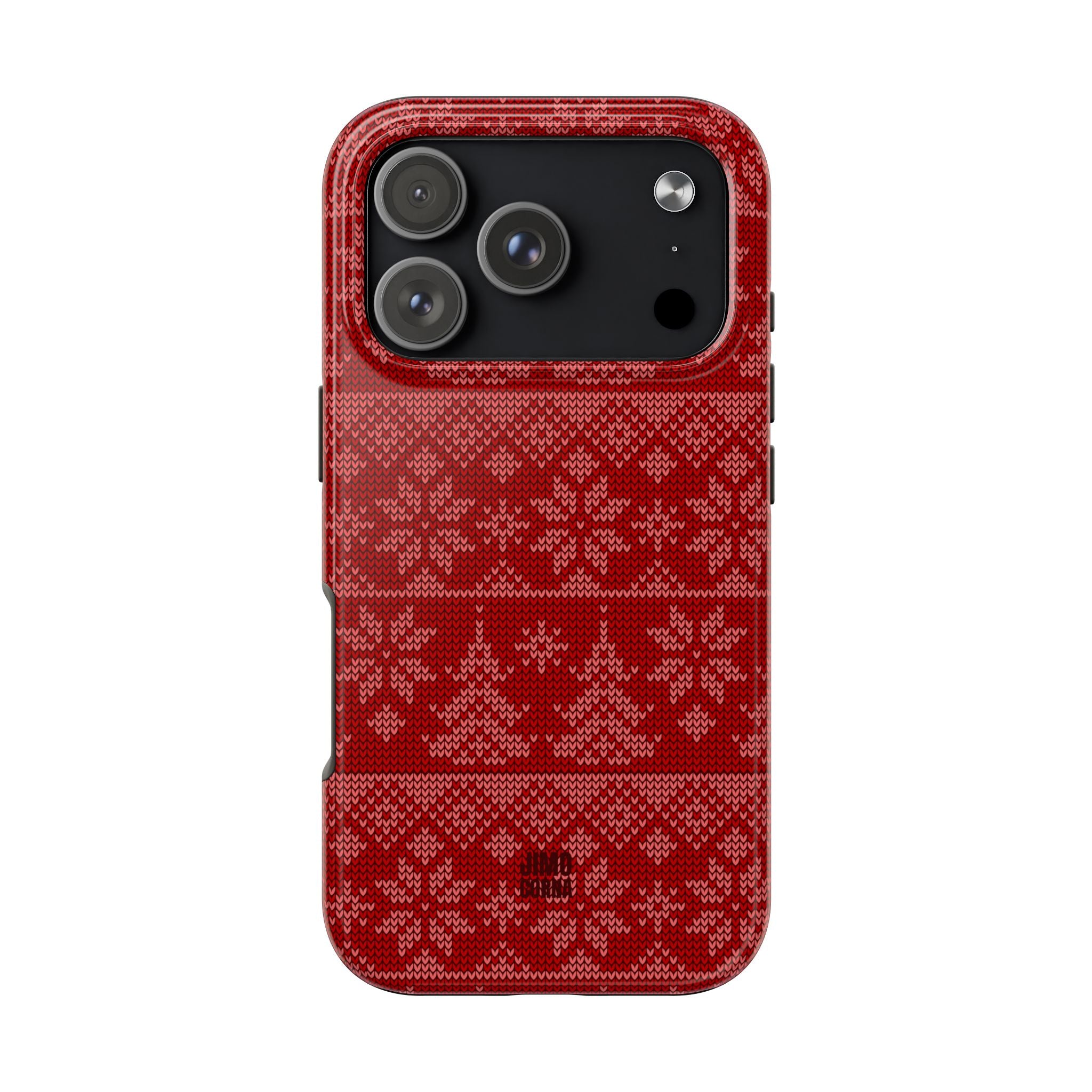 Holiday Knit | Red iPhone Case
