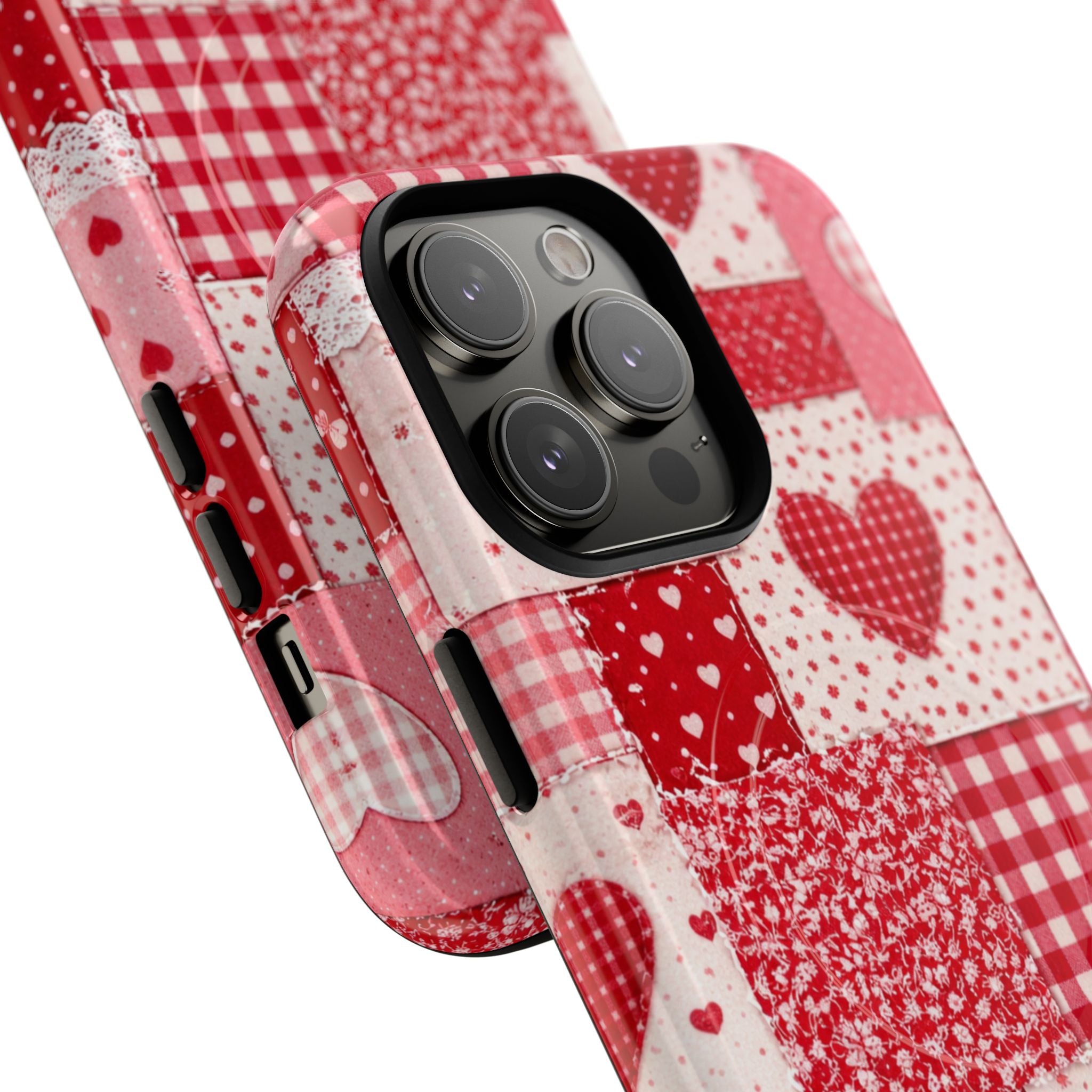 Patchwork Heart MagSafe iPhone Case