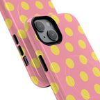 Big Polka Dot | Pink and Yellow