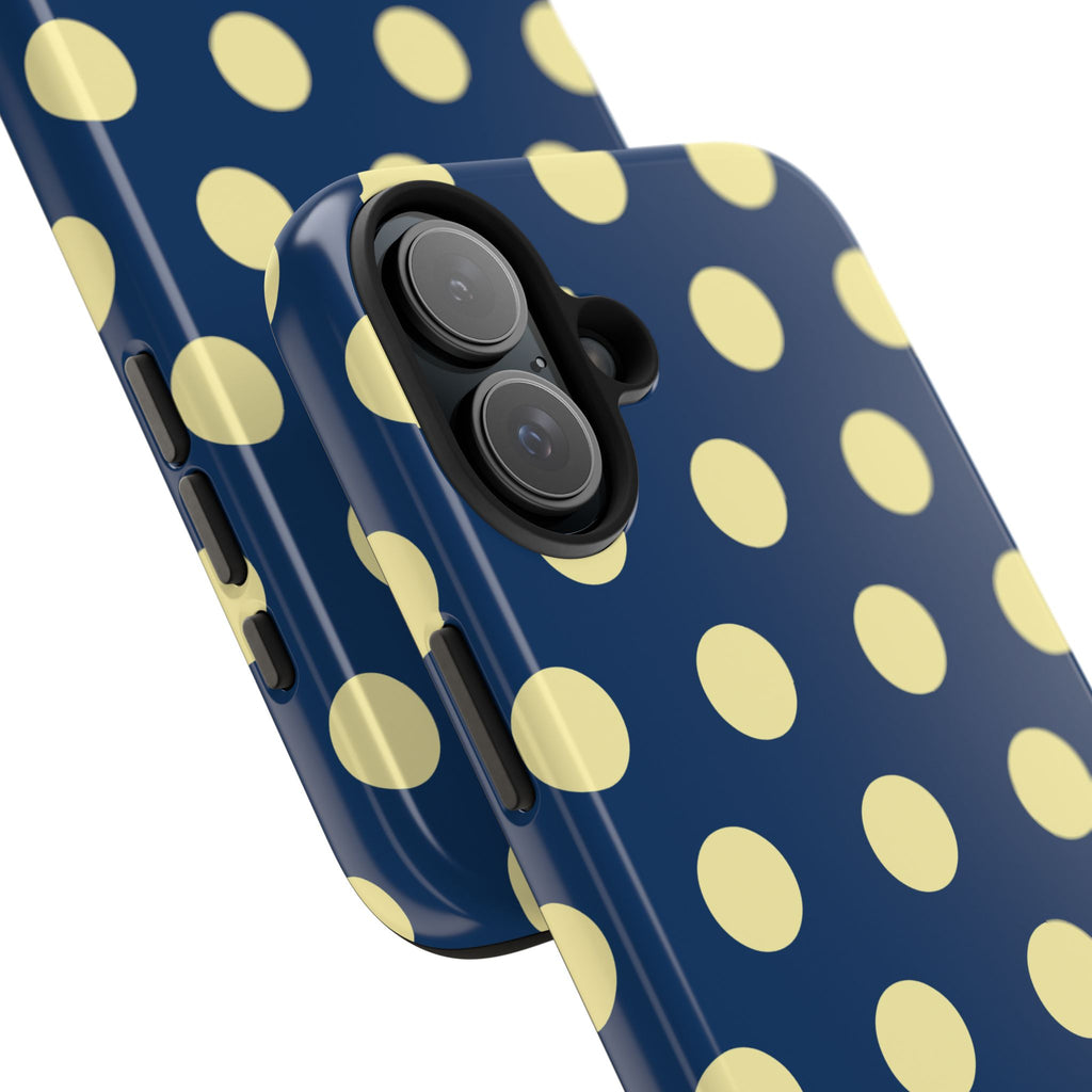 Big Polka Dot | Blue and Cream