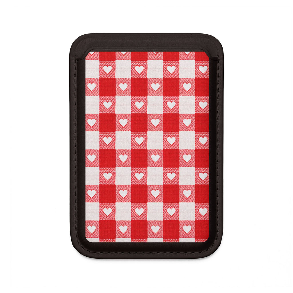 Tiny Hearts Vegan MagSafe Wallet