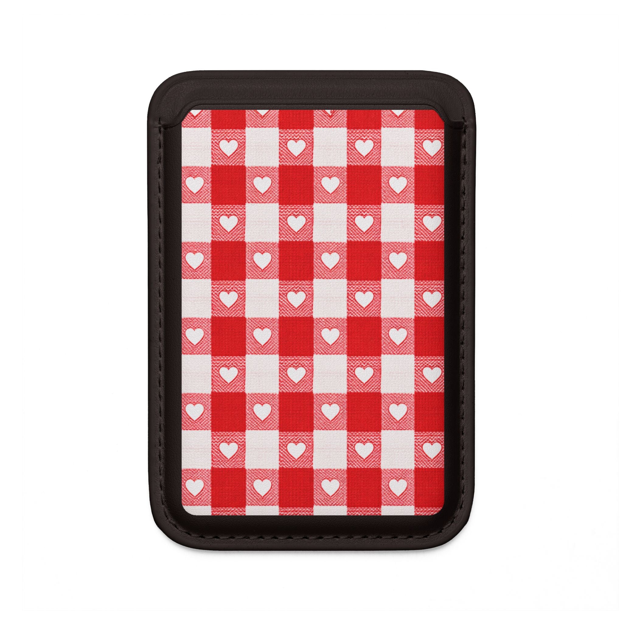 Tiny Hearts Vegan MagSafe Wallet