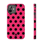 Big Polka Dot | Hot Pink and Black