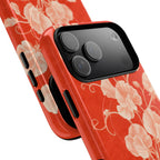 Red Flora MagSafe iPhone Case
