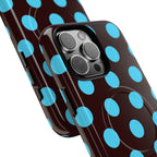Big Polka Dot | Brown and Blue