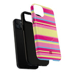 Lemonberry Stripe MagSafe iPhone Case