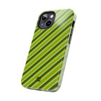 Angelina Stripes | Olive - iPhone Case