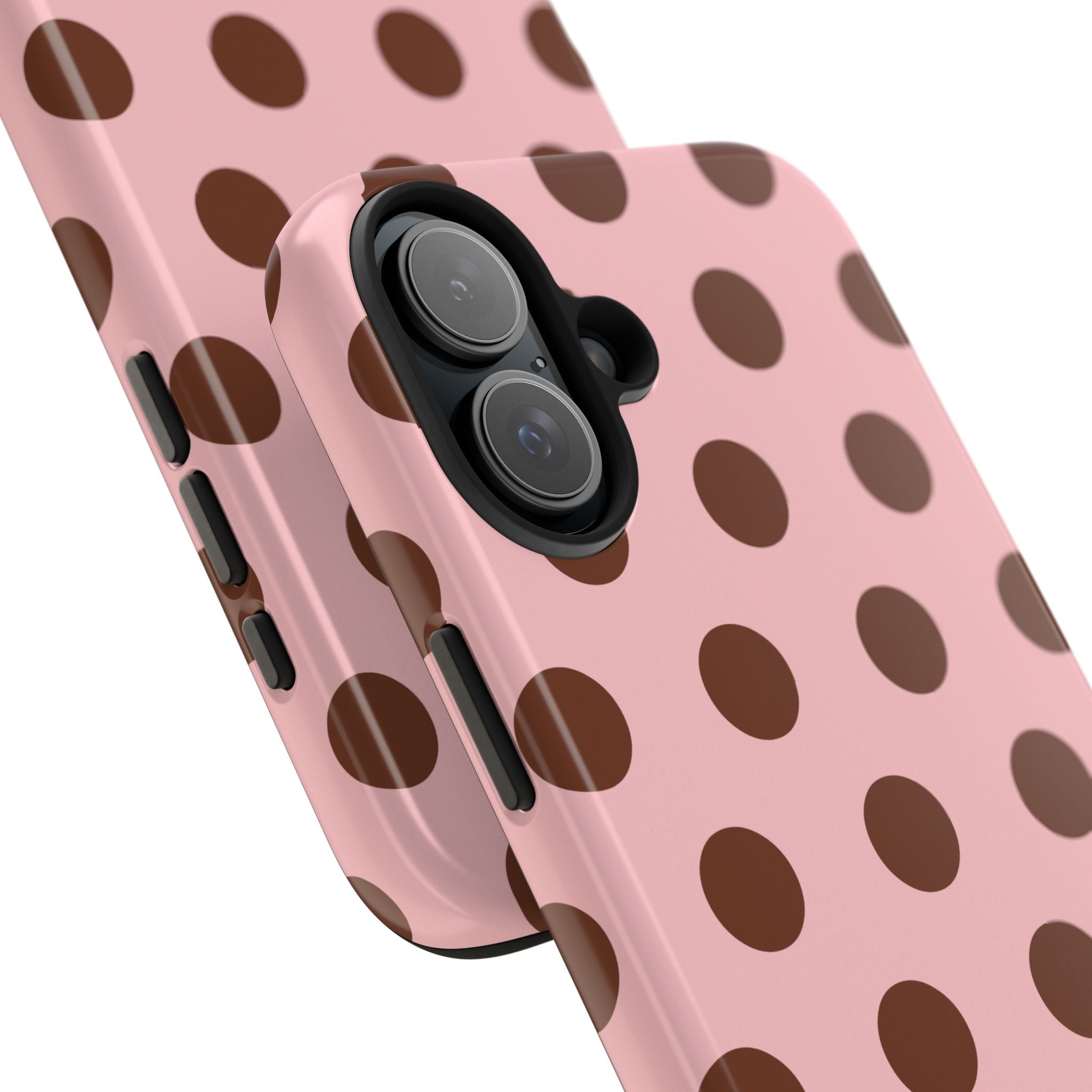 Big Polka Dot | Pink and Brown