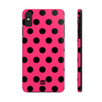 Big Polka Dot | Hot Pink and Black