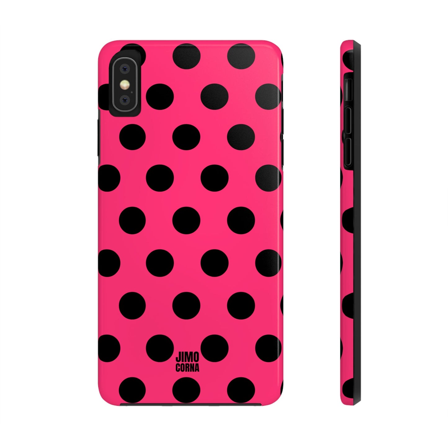 Big Polka Dot | Hot Pink and Black