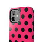 Big Polka Dot | Hot Pink and Black