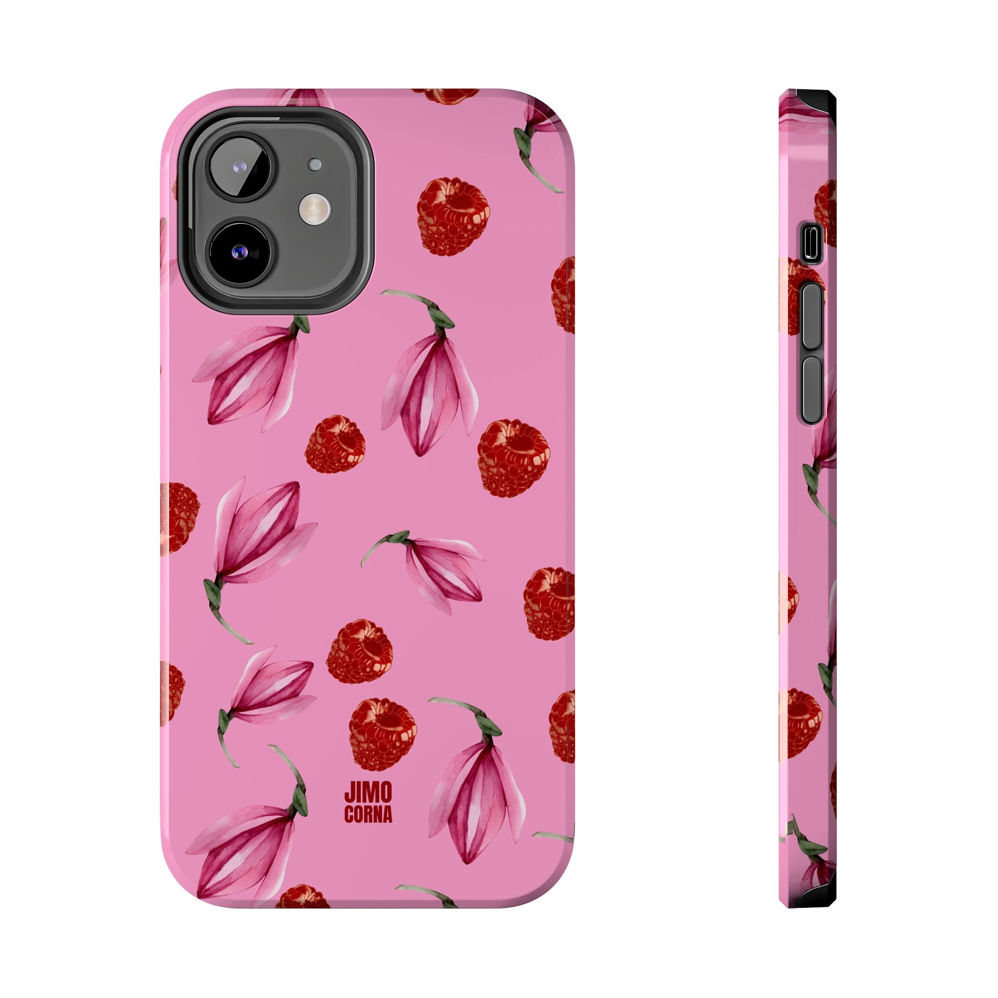 Raspberries and Flowers