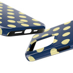 Big Polka Dot | Blue and Cream