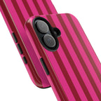 Strawberry Burst Bold Stripes