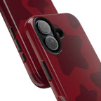 Cherry Red Bold Stars