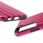 Strawberry Burst Bold Stripes