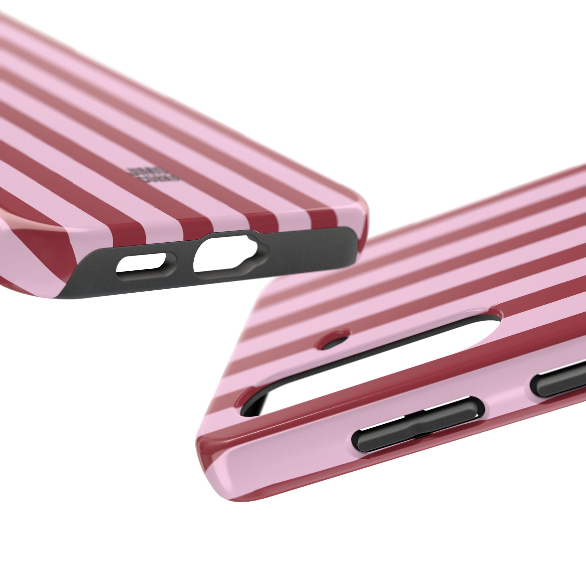 Bold Stripes iPhone Case | Pink and Red