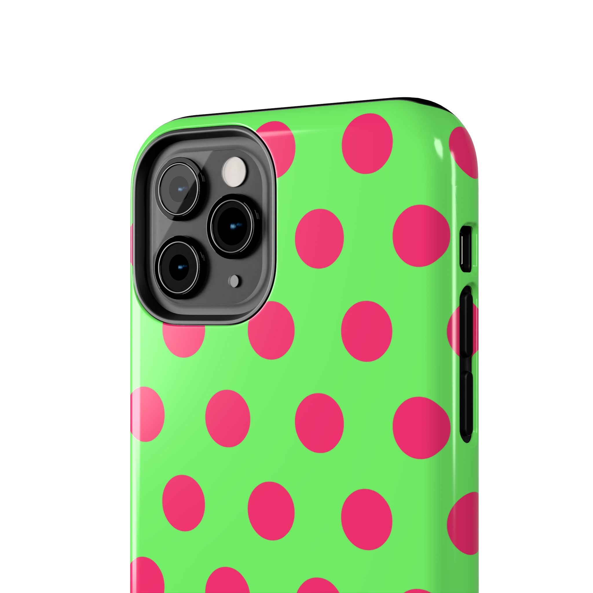 Big Polka Dot | Green and Pink