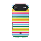 Rainbow Sorbet Stripe MagSafe iPhone Case
