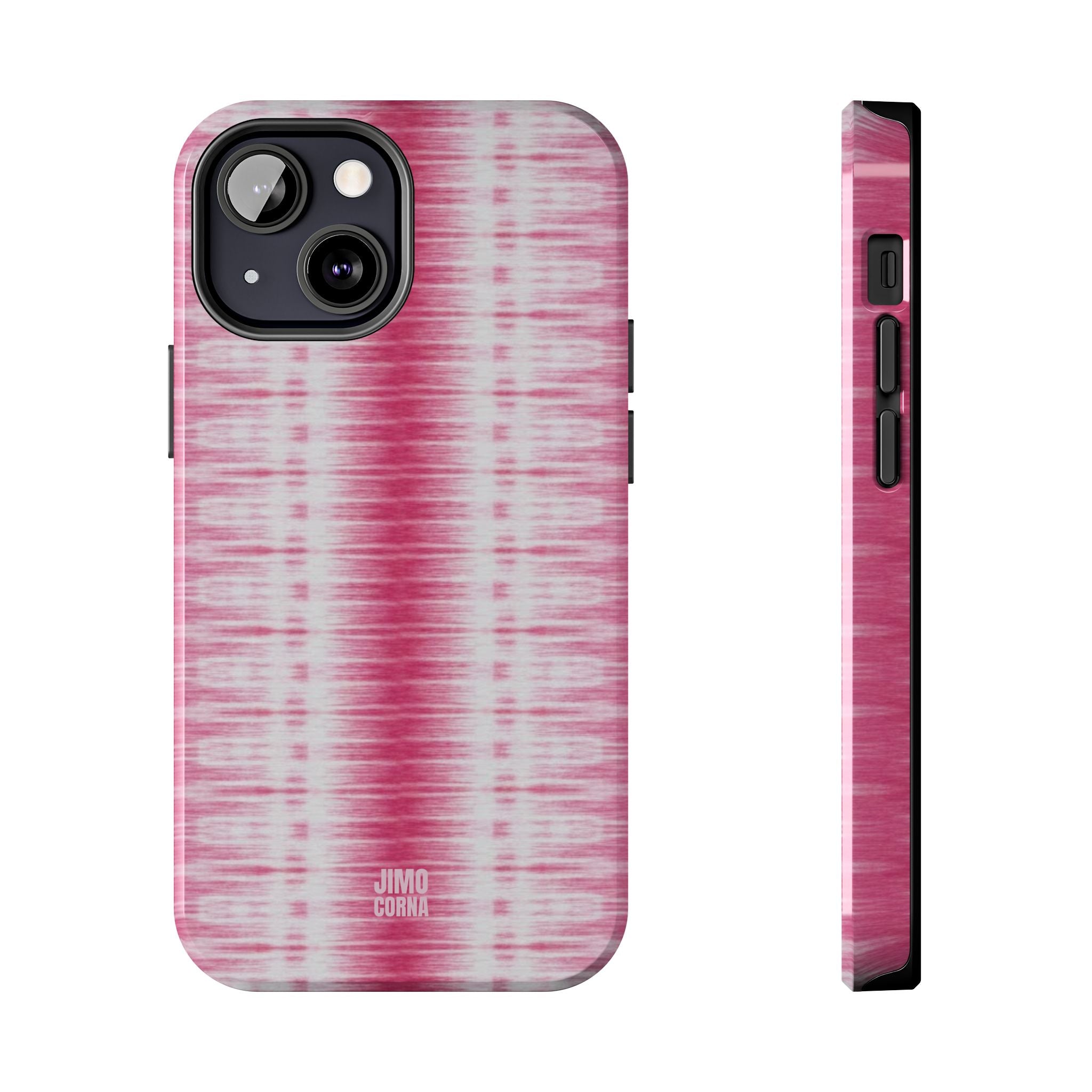 Pink Woven Texture iPhone Case