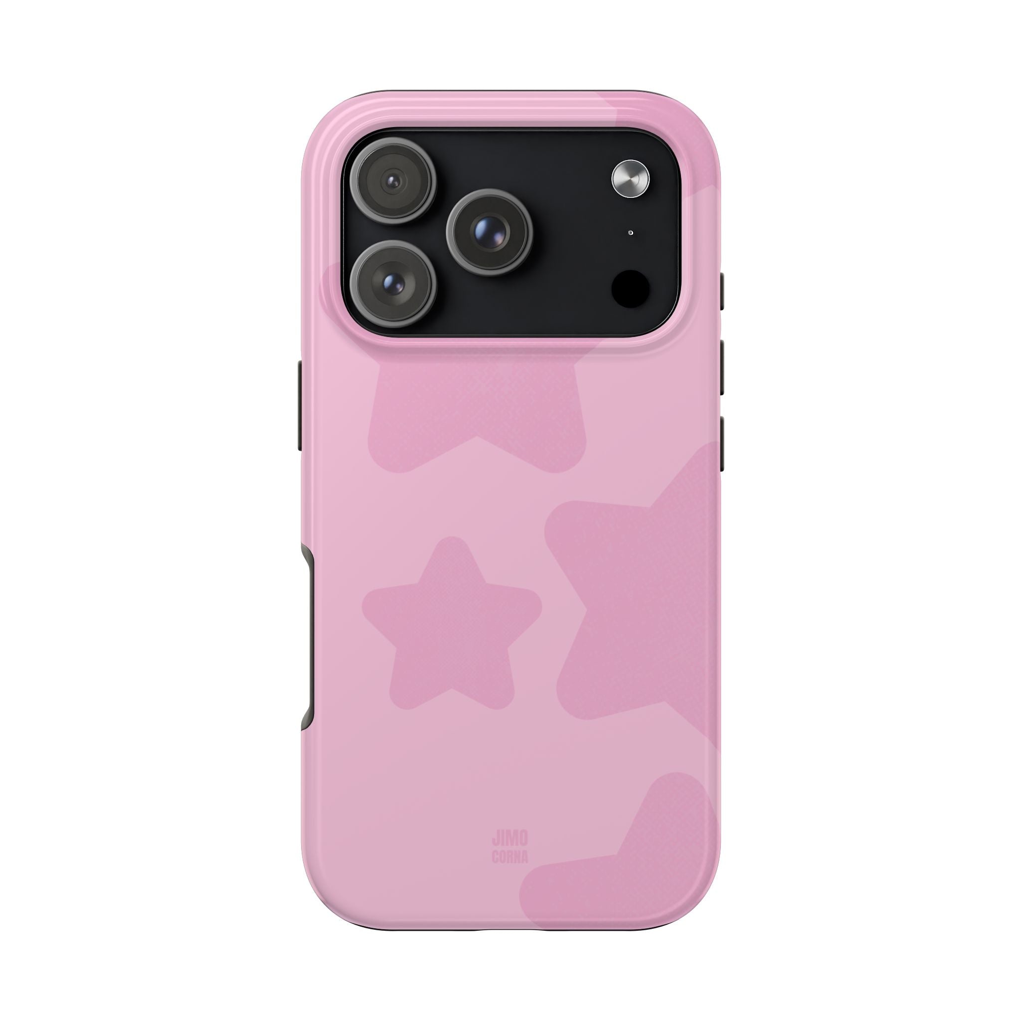 Baby Pink Bold Stars