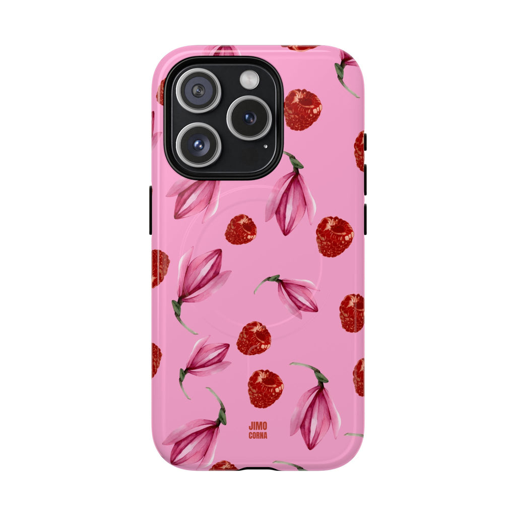 Raspberries and Flowers